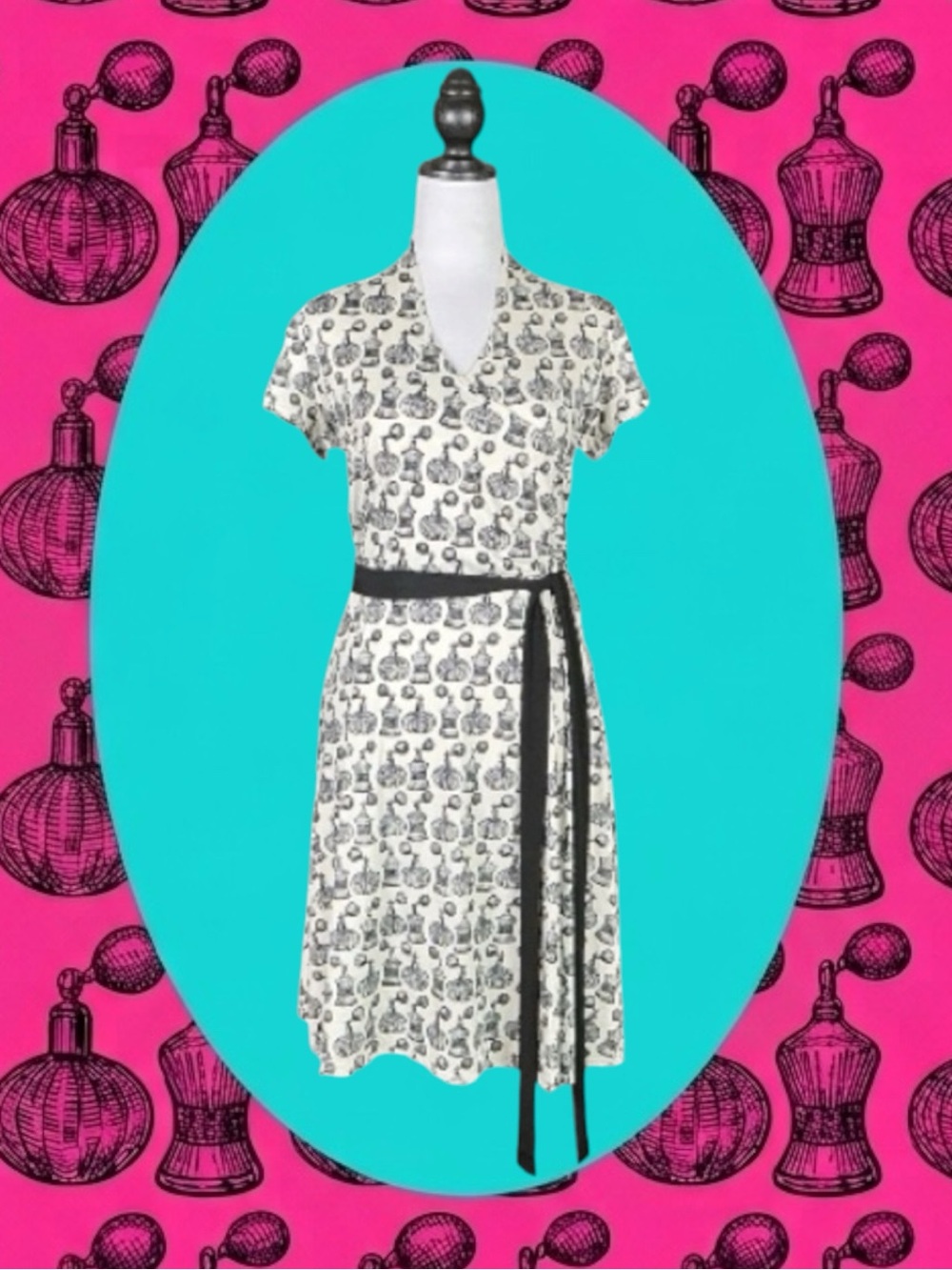 Retrolicious Retro Pin-Up Rockabilly Psychobilly Eclectic Grandpa Indie Dress XL